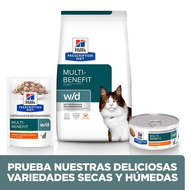 Hill's Prescription Diet Multi-Benefit Pollo pienso para gatos, , large image number null